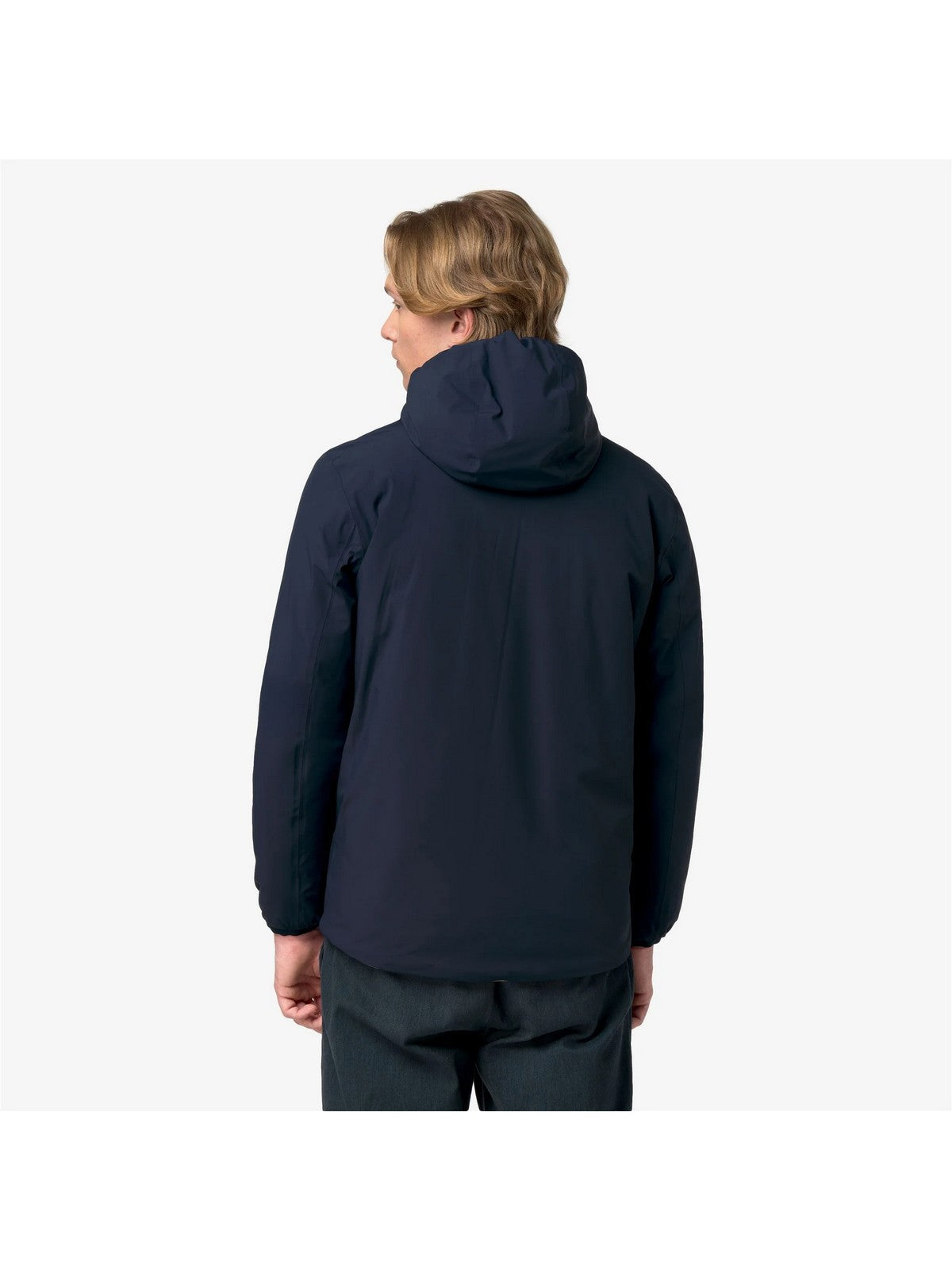 K-WAY Giubbino Uomo JACK ST WARM DOUBLE Blue DepTH - Green A - K6128VW D0C