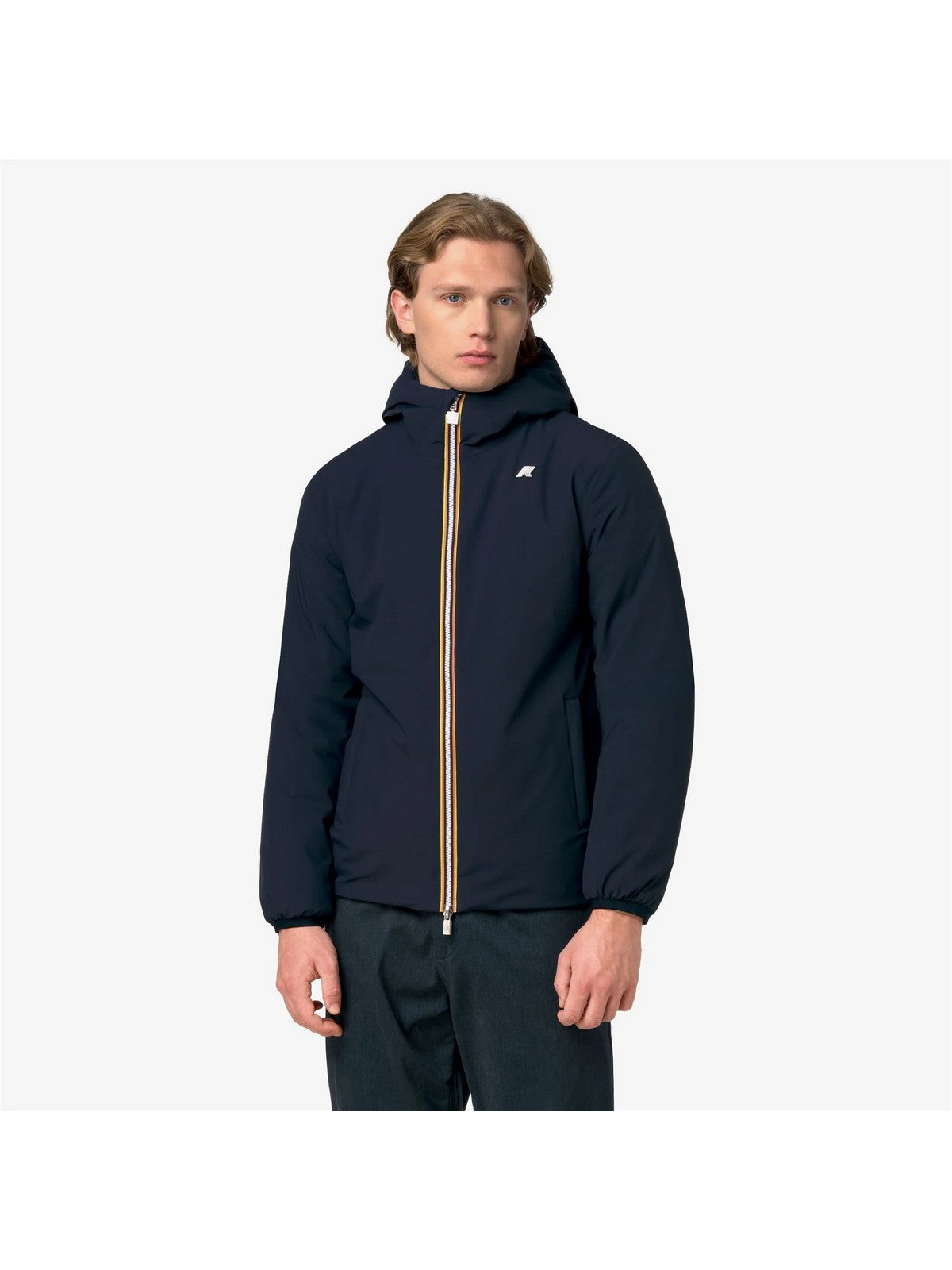 K-WAY Giubbino Uomo JACK ST WARM DOUBLE Blue DepTH - Green A - K6128VW D0C