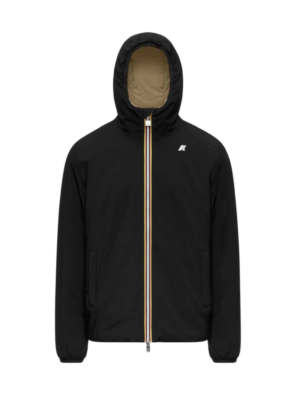 K-WAY Giubbino Uomo JACK ST WARM DOUBLE Black Pure - Beige K - K6128VW DBN