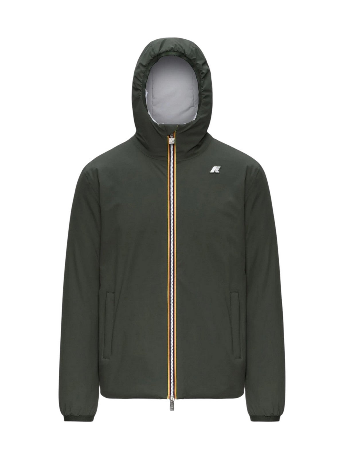 K-WAY Giubbino Uomo JACK ST WARM DOUBLE GREEN BLACKISH - Gr - K6128VW DD5