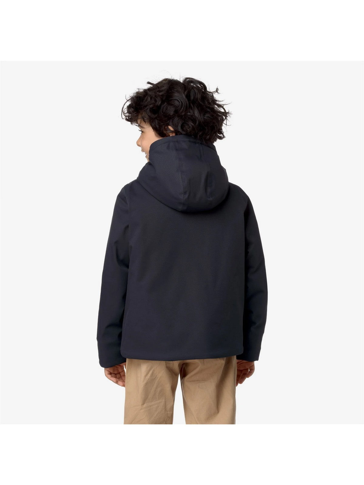 K-WAY KIDS CORTO Unisex bambino P. JACKO TWILL MARMOTTA BLUE D-BLUE A - K1128FW AL9 gioboutiqueweb