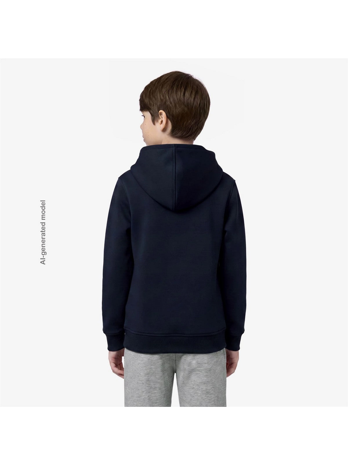 K-WAY KIDS Felpa Unisex bambino P. BERENGER SPACER Blue DepTH - K2124RW K89 gioboutiqueweb
