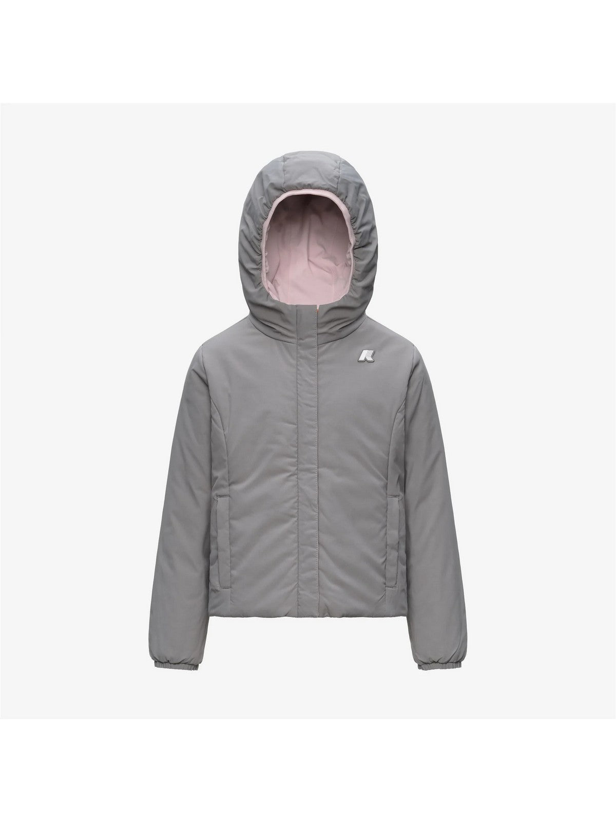 K-WAY KIDS Giubbino Bambine e ragazze P. LILY ST WARM DOUBLE Pink Sallow - Grey F - K71339W DA4 gioboutiqueweb