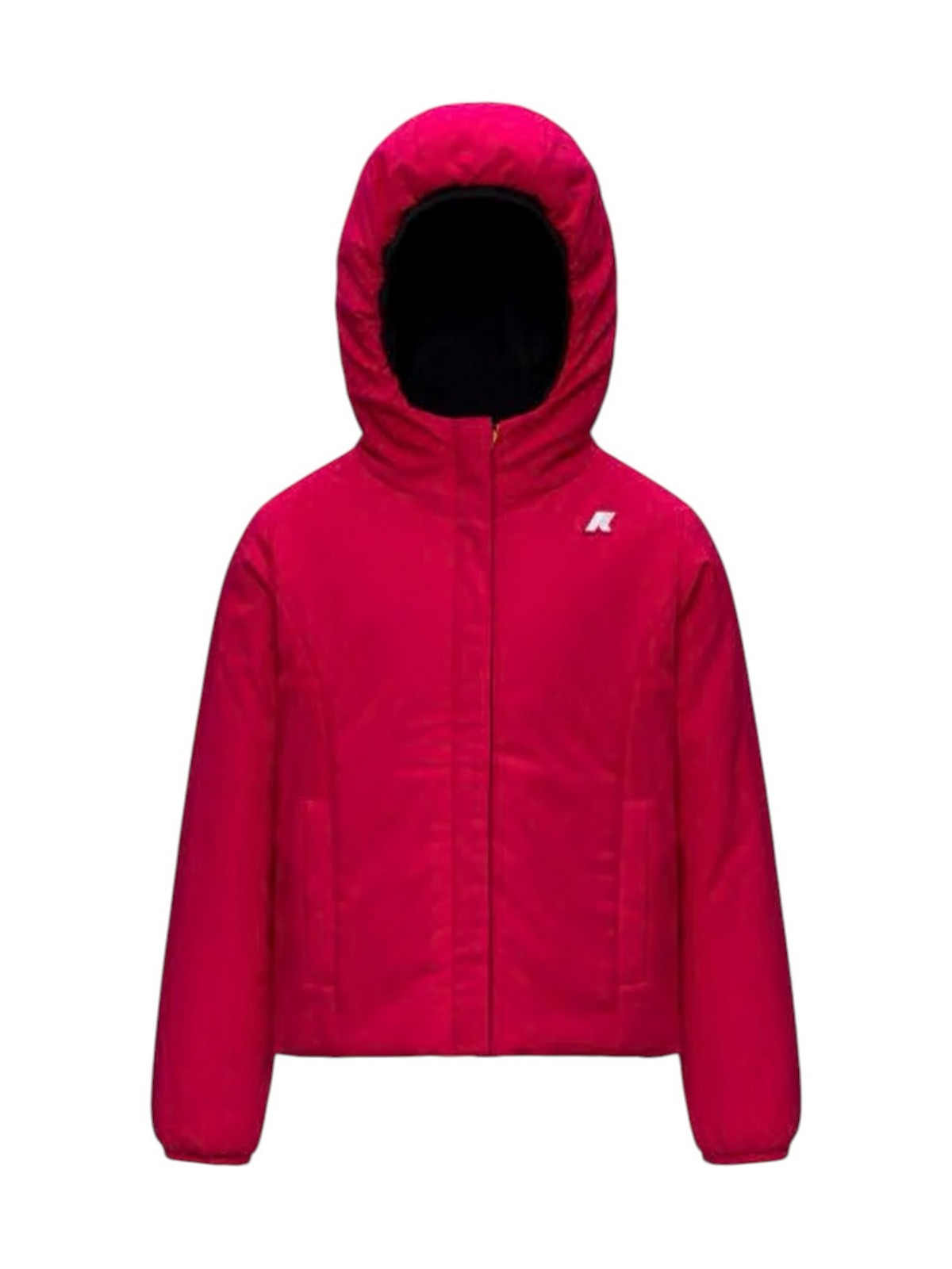 K-WAY KIDS Giubbino Bambine e ragazze P. LILY ST WARM DOUBLE Black Pure - Red Cer - K71339W DCL gioboutiqueweb