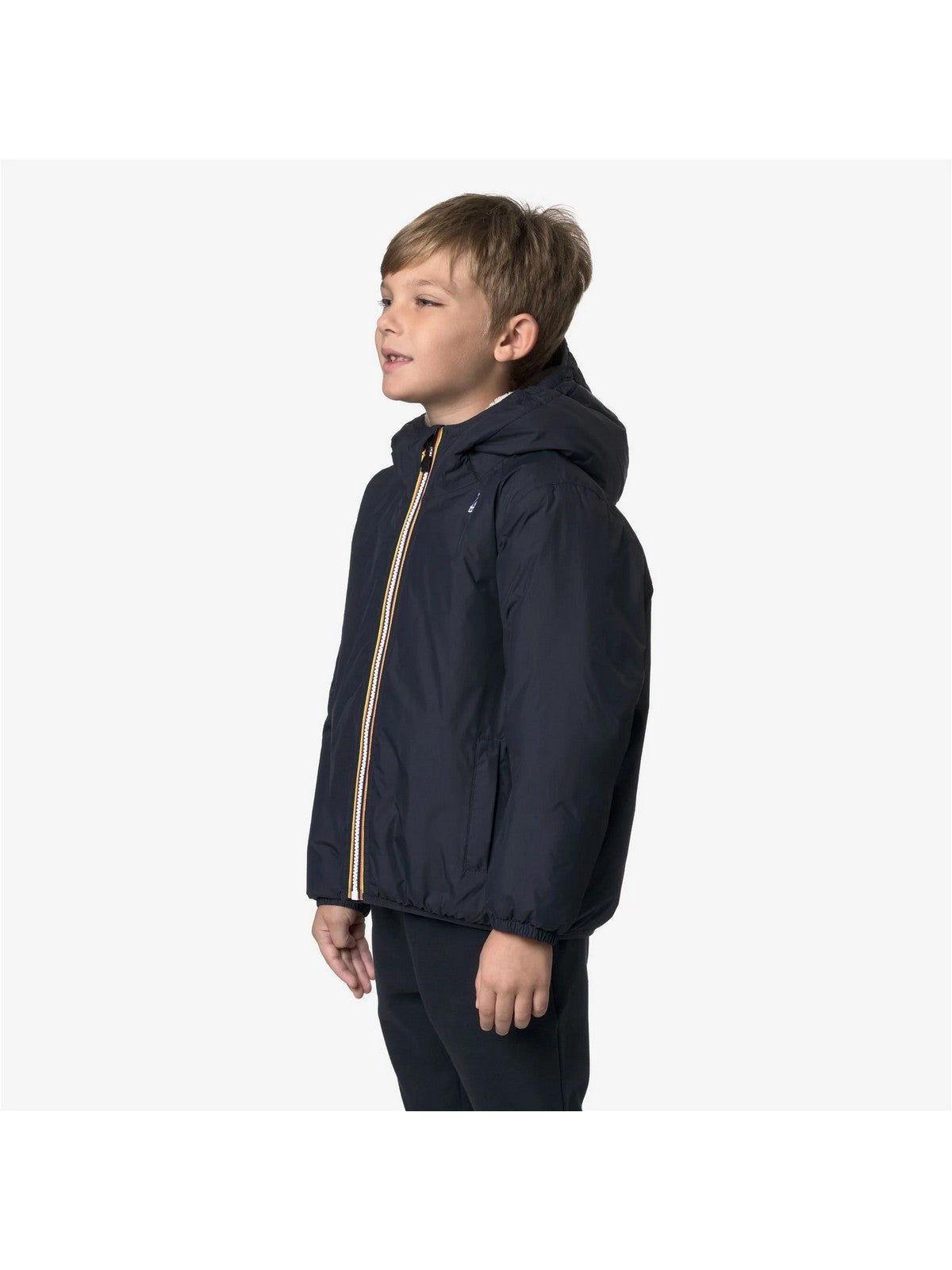 K-WAY KIDS MEDIO Unisex bambino P. LE VRAI 4.0 CLAUDE ORSETTO Blue DepTH - K7142TW K89 gioboutiqueweb
