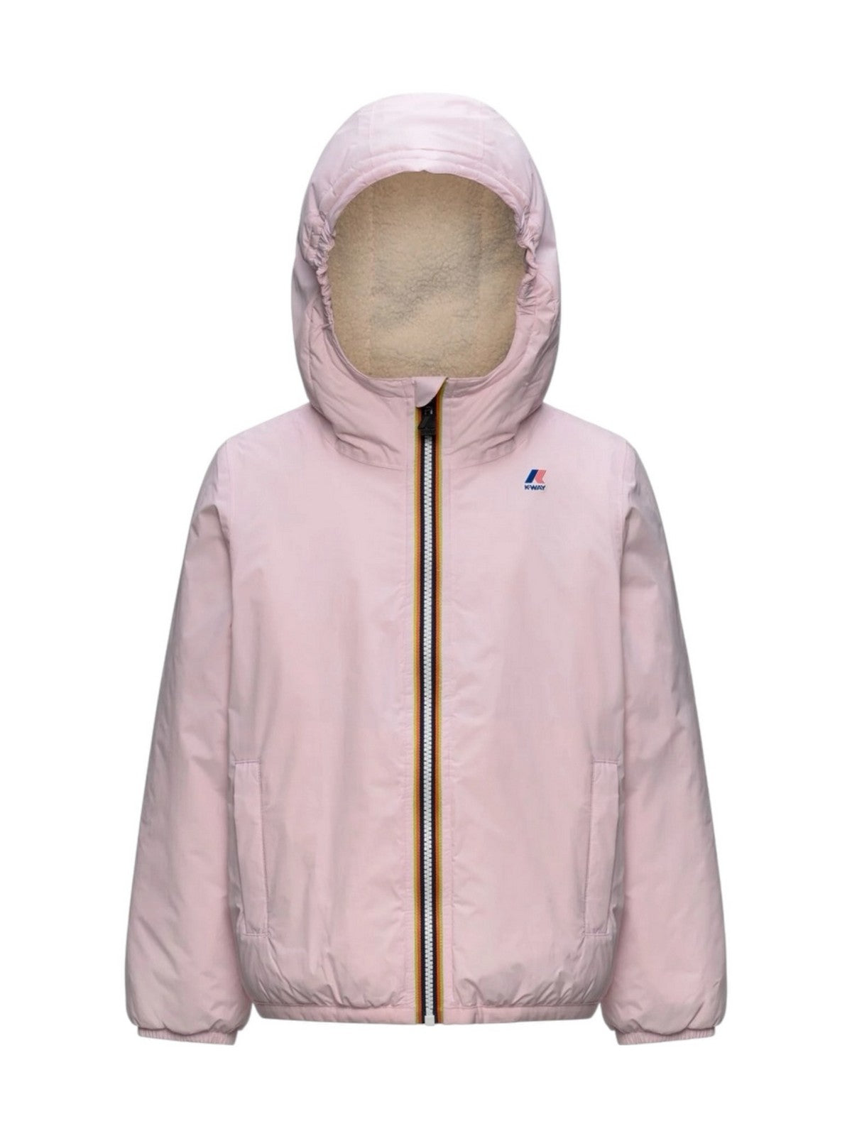 K-WAY KIDS MEDIO Bambine e ragazze P. LE VRAI 4.0 CLAUDE ORSETTO Pink Sallow - K7142TW W4U gioboutiqueweb