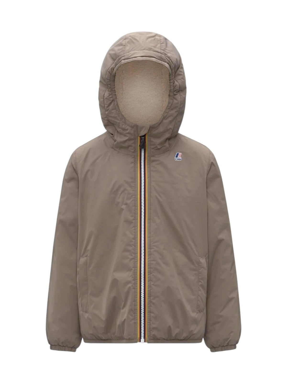 K-WAY KIDS MEDIO Unisex bambino P. LE VRAI 4.0 CLAUDE ORSETTO Beige Taupe - K7142TW WG9 gioboutiqueweb