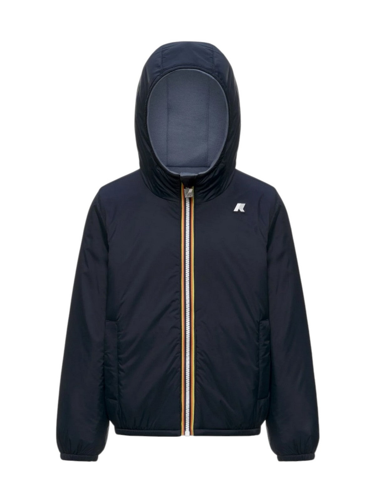 K-WAY KIDS Felpa Bambini e ragazzi P. JACK SPACER NYLON DOUBLE Blue Wild - Black Pu - K8161BW DCI gioboutiqueweb