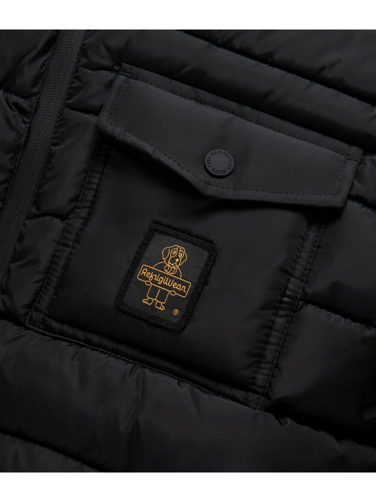 REFRIGIWEAR Piumino Uomo JOSH JACKET BLACK - G23308 NY0185 G06000