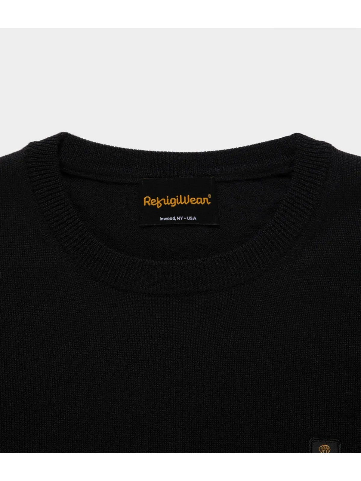 REFRIGIWEAR Maglione Uomo BENNET PULLOVER BLACK - M26908 MA0015 G06000