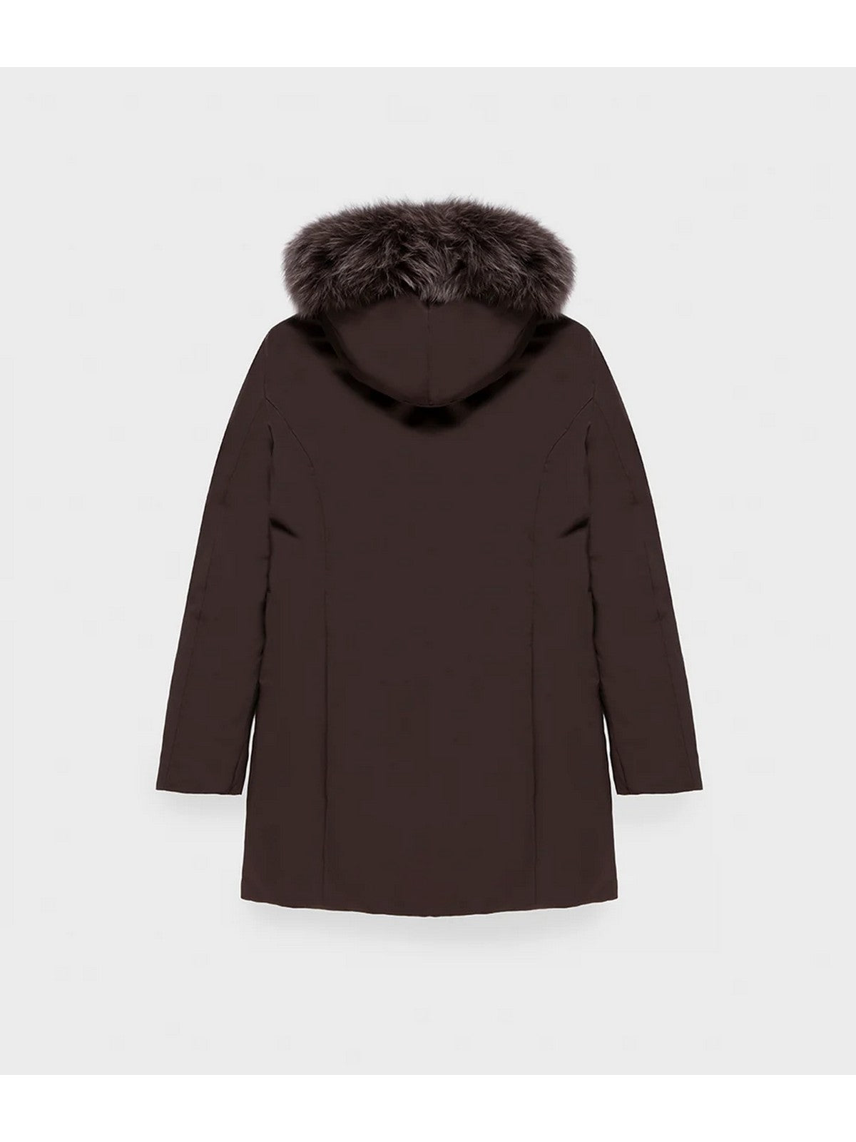 REFRIGIWEAR Piumino Donna LADY TECH/1 FUR JACKET BLACK COFFEE - W99108 XT3790 H01911