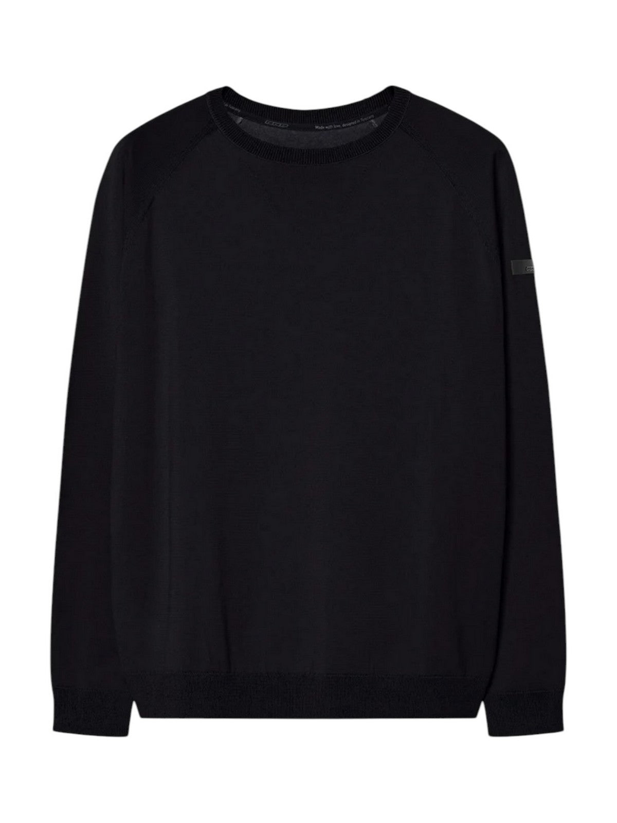 RRD Maglione Uomo new amos cotton round knit BLACK - W26120 10