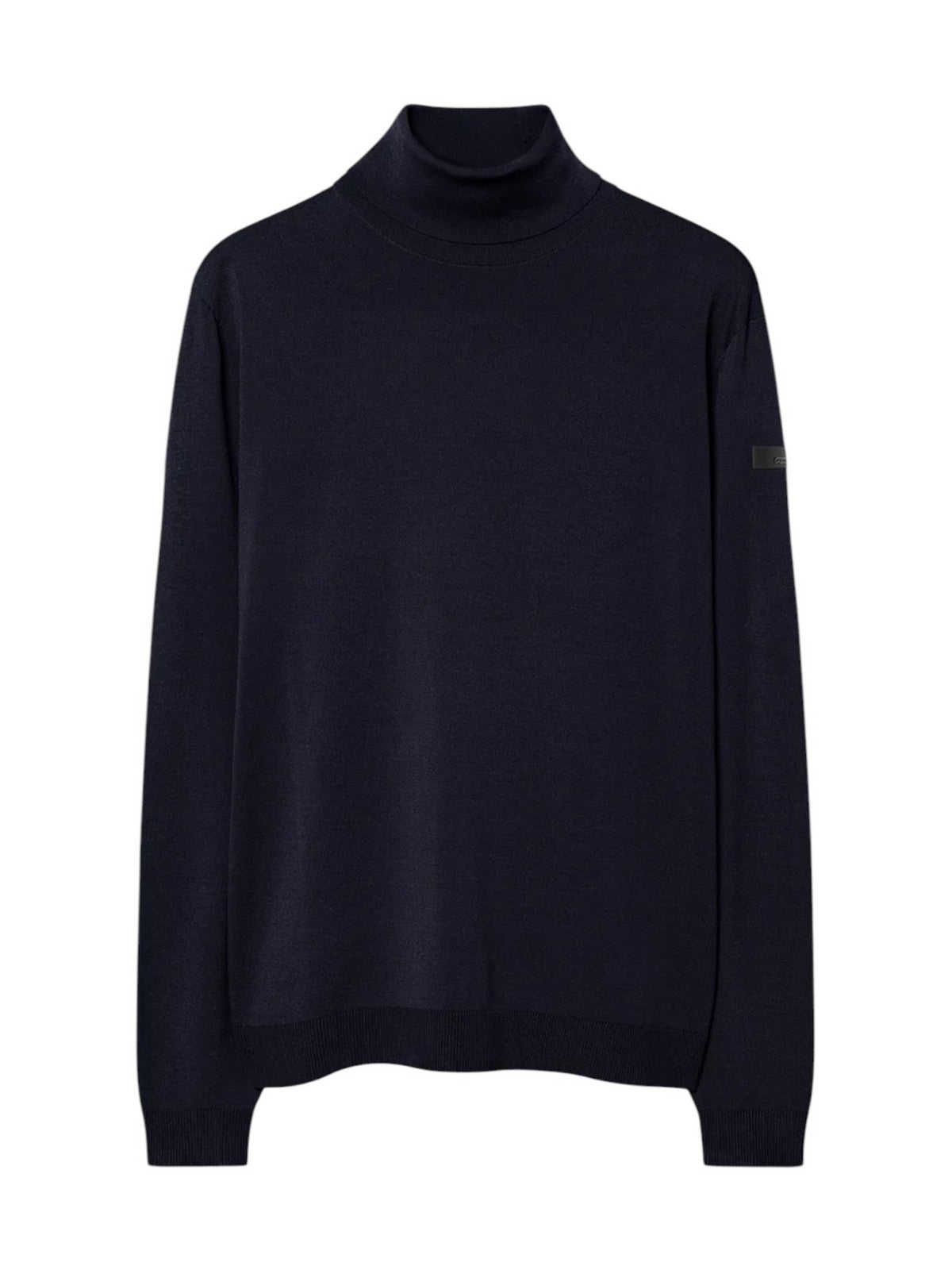 RRD Maglione Uomo maxell   turtleneck knit BLUE BLACK - W26159 60