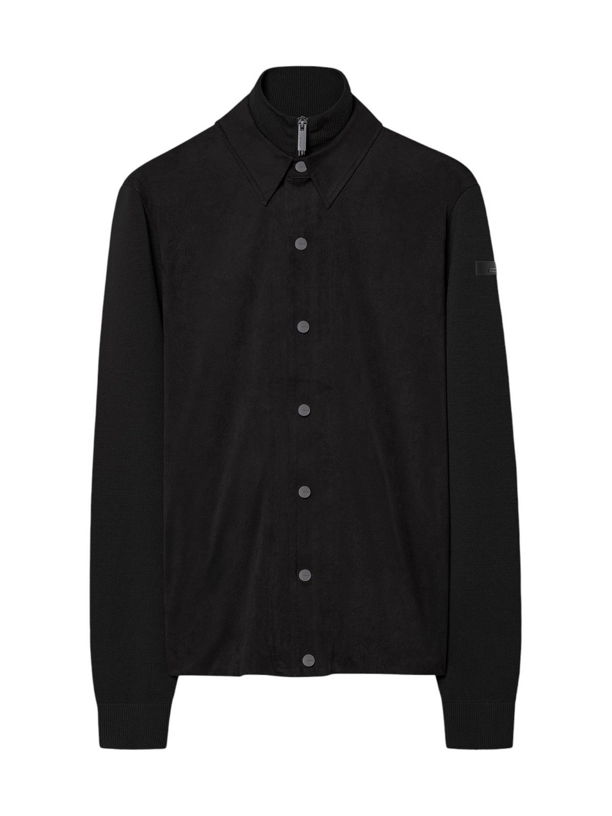 RRD Camicia Uomo nabucco max overshirt soft knit BLACK - W26166 10