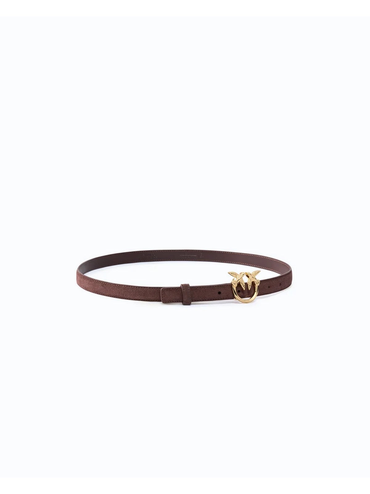 PINKO Cintura Donna LOVE BERRY H2 BELT.LOW SUEDE BURGUNDY-GOLD - 100143-A0F6 W34Y