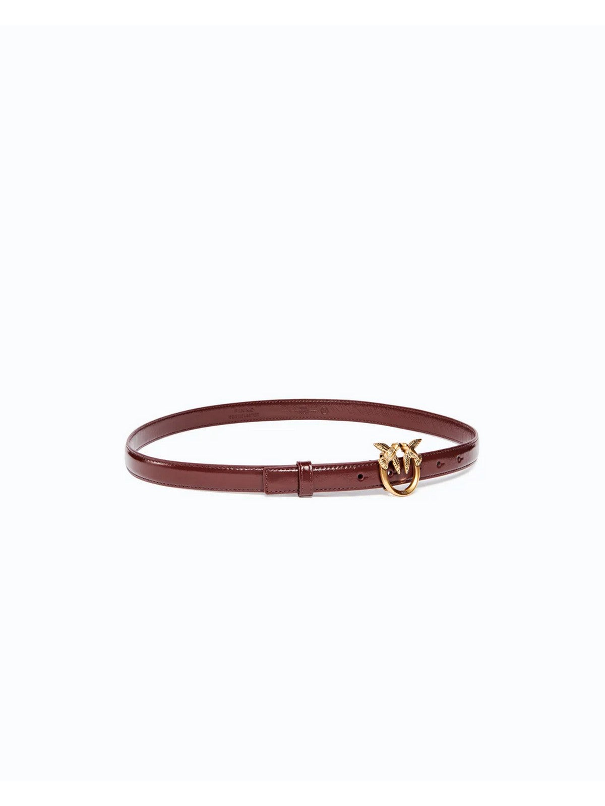 PINKO Cintura Donna LOVE BERRY H2 BELT.LOW NEW SHI CASTANO INTENSO-ANTIQUE GOLD - 100143-A2JC L88Q