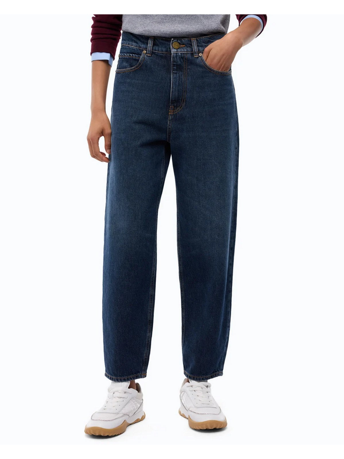 PINKO Jeans Donna ESTELLE EGG MEDIUM WASH BLUE D LAVAGGIO MEDIO SCURO - 103857-A3HE PJC
