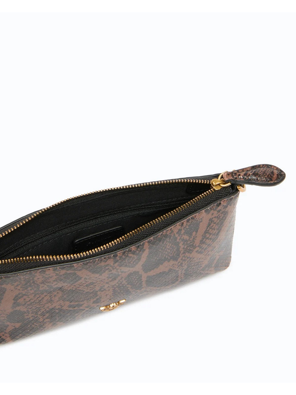 PINKO Borsa Donna FLAT HORIZONTAL MINI PYTHON PR ROCCIA/MARRONE-ANTIQUE GOLD - 104277-A3E5 M16Q