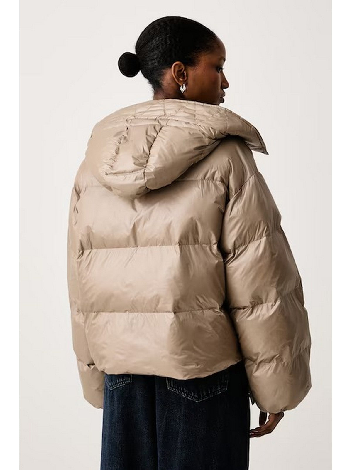 PINKO Piumino Donna IMPASTO IMBOTTITO TELA TECNICA BEIGE-CINCIGLIA - 105656-A3FI C91