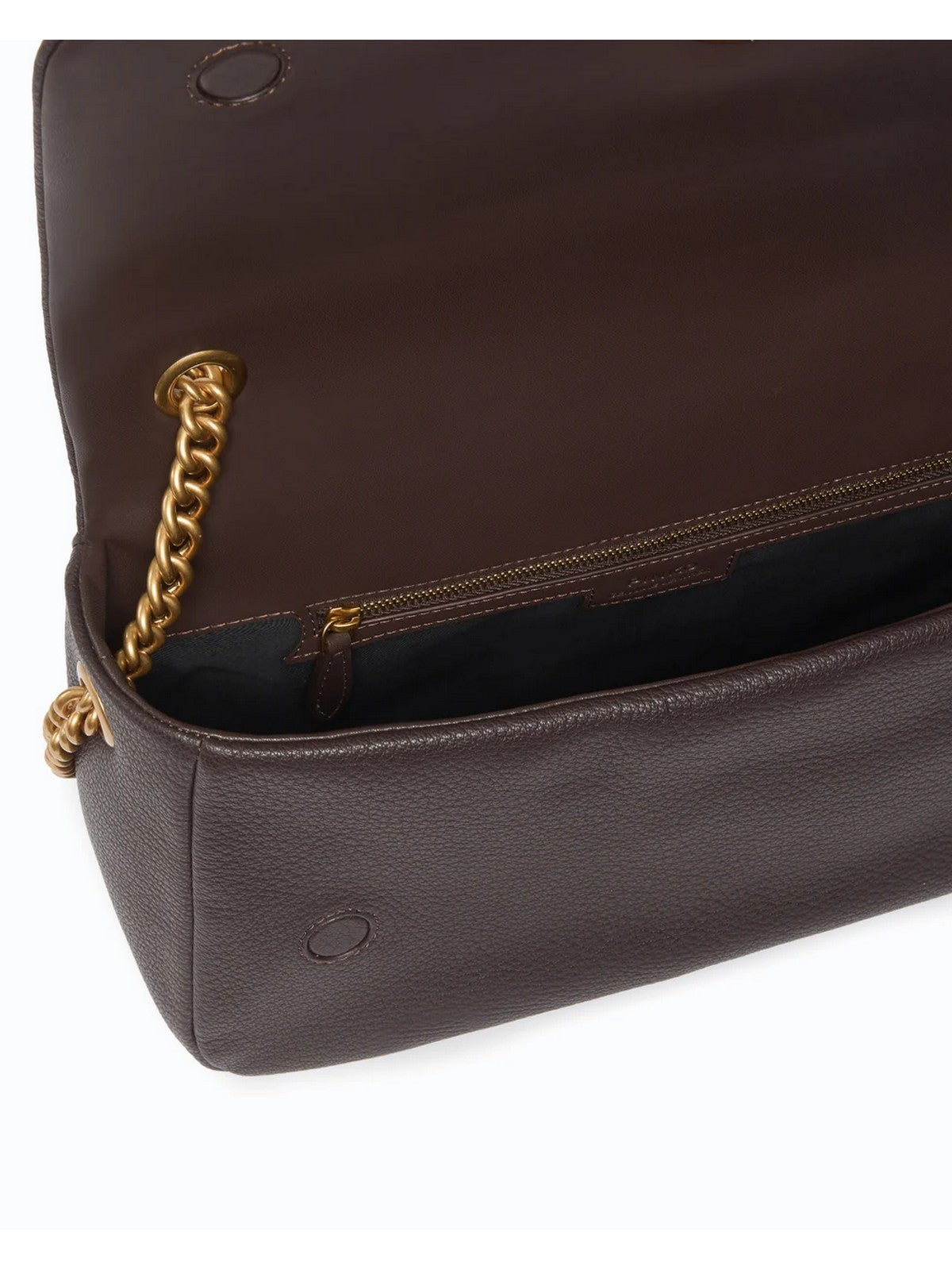 PINKO Borsa Donna CLICK SOFT HORIZONTAL CHAIN CL MARRONE MARASCA-ANTIQUE GOLD - 107022-A3CX M12Q