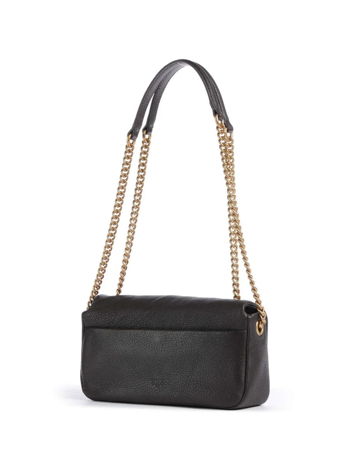 PINKO Borsa Donna CLICK SOFT HORIZONTAL CHAIN MN MARRONE MARASCA-ANTIQUE GOLD - 107038-A3CX M12Q