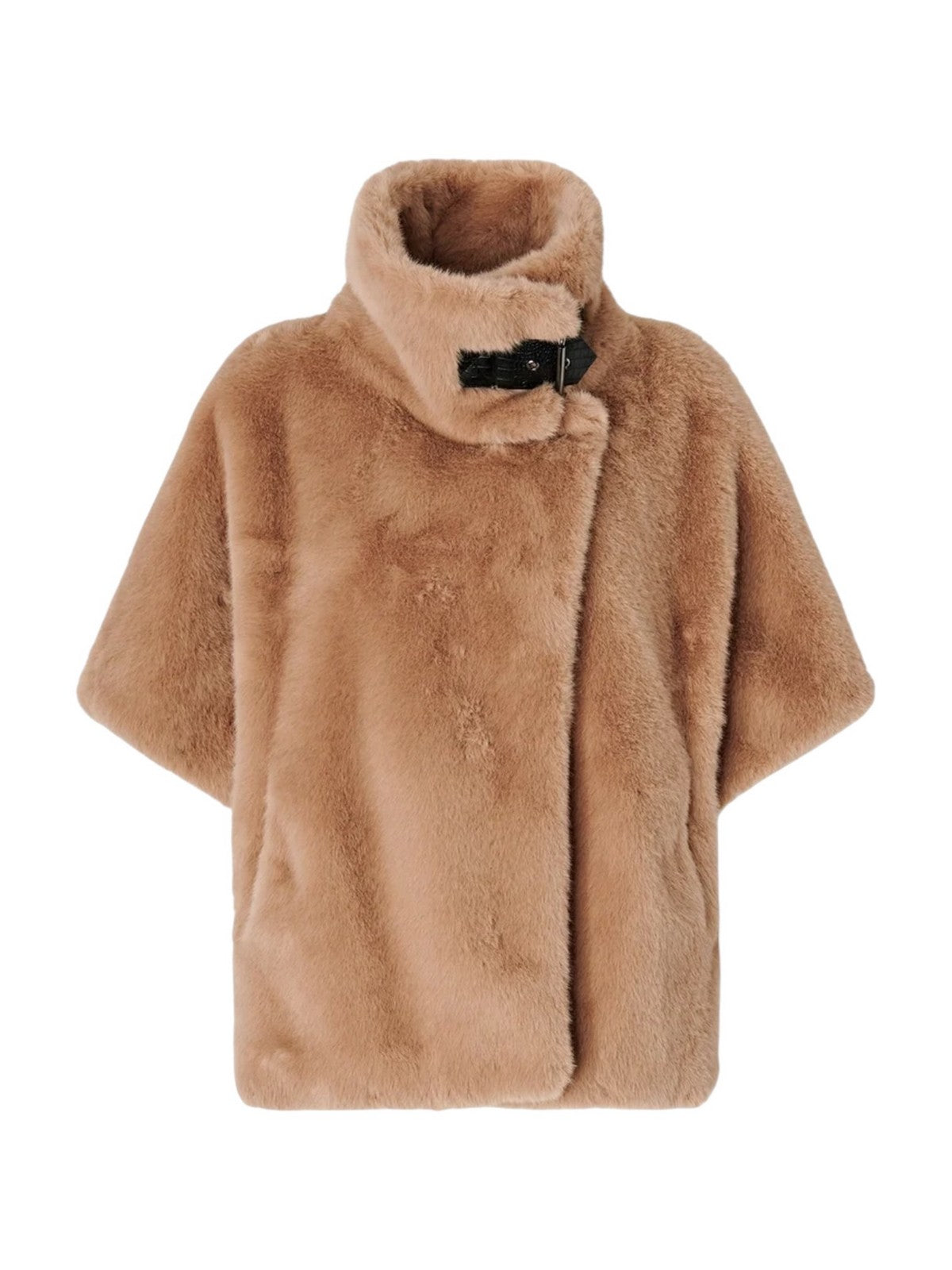 PINKO Simil Pelliccia Donna NEW COMODINO CAPPA ASPEN ASPET BEIGE TOUPE CALDO - 107043-A3E7 C73