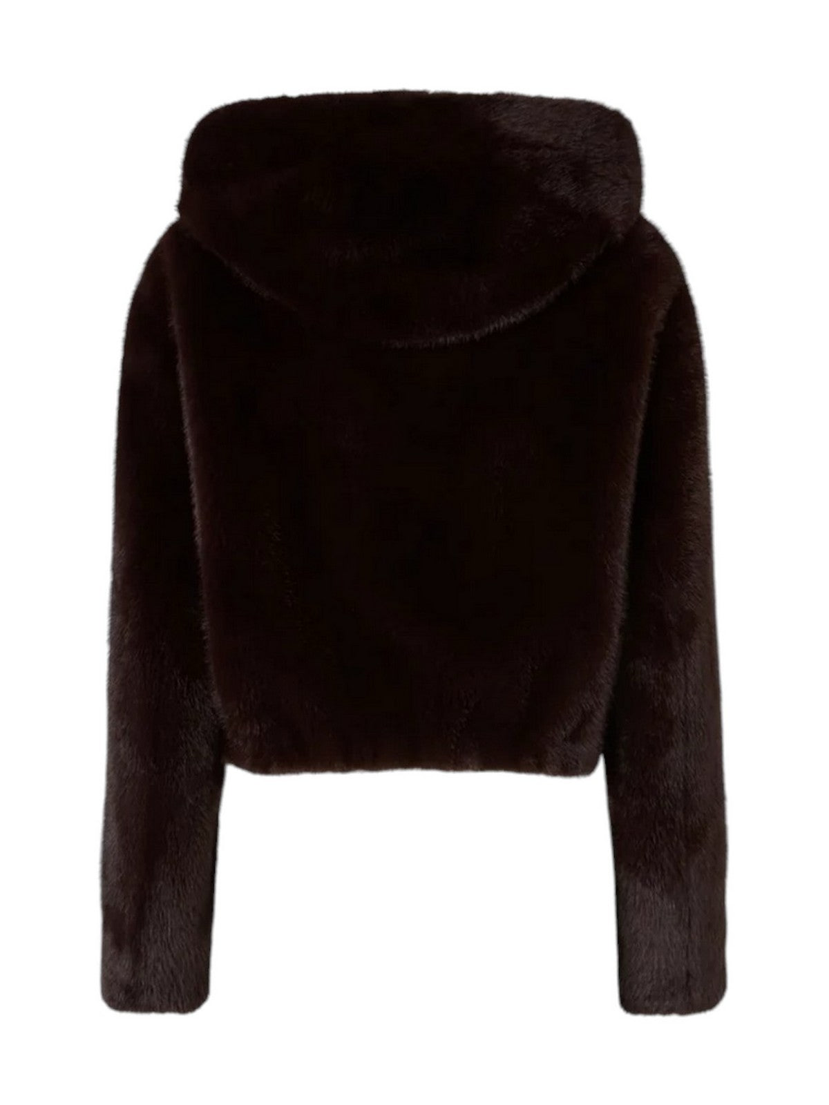 PINKO Simil Pelliccia Donna GASTERIA GIUBBINO ASPEN ASPETT MARRONE TESTA MORO - 107053-A3E9 L72