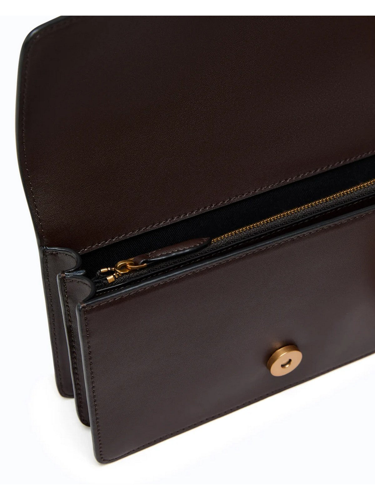 PINKO Borsa Donna LOVE ONE MINI NEW BUCKLE VITEL MARRONE MARASCA-ANTIQUE GOLD - 107071-A0F1 M12Q