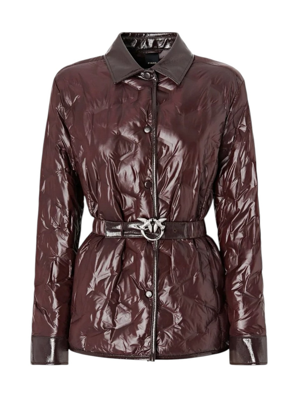 PINKO Piumino Donna DIPLADENIA IMBOTTITO TELA TECN MARRONE TESTA MORO - 107163-A3FI L72