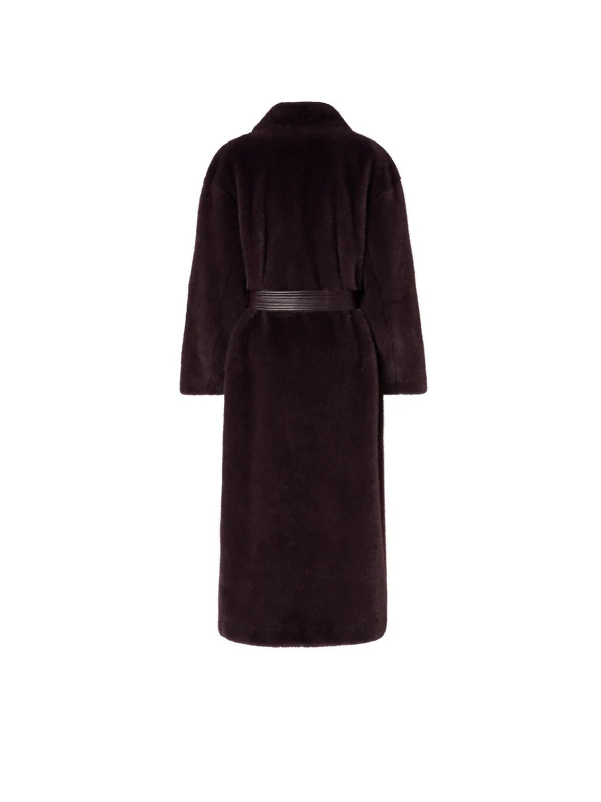 PINKO Simil Pelliccia Donna CALENDULA CAPPOTTO ASPEN ASPET MARRONE TESTA MORO - 107168-A3FK L72