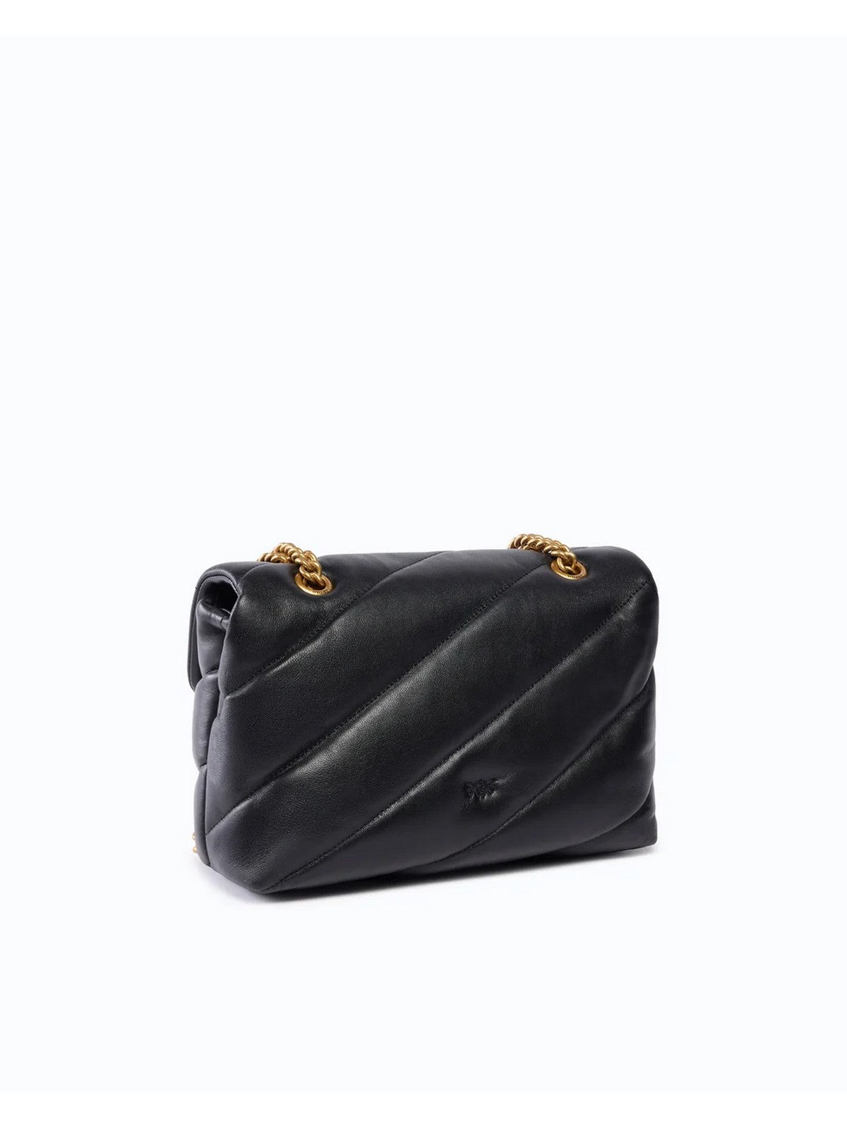 PINKO Borsa Donna LOVE PUFF CLASSIC SMALL B. SHE NERO-ANTIQUE GOLD - 107616-A0F2 Z99Q