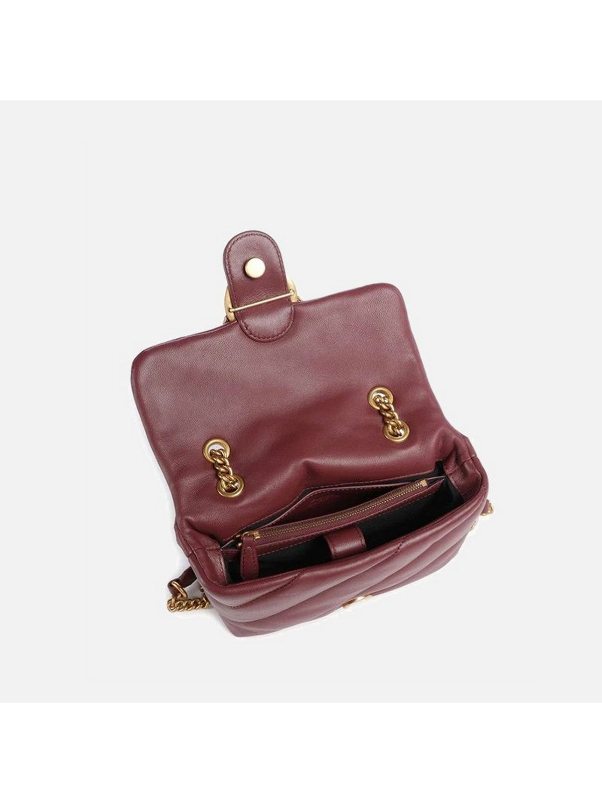 PINKO Borsa Donna LOVE PUFF MINI SMALL B. SHEEP  RIBES INTENSO-ANTIQUE GOLD - 107617-A0F2 WW5Q