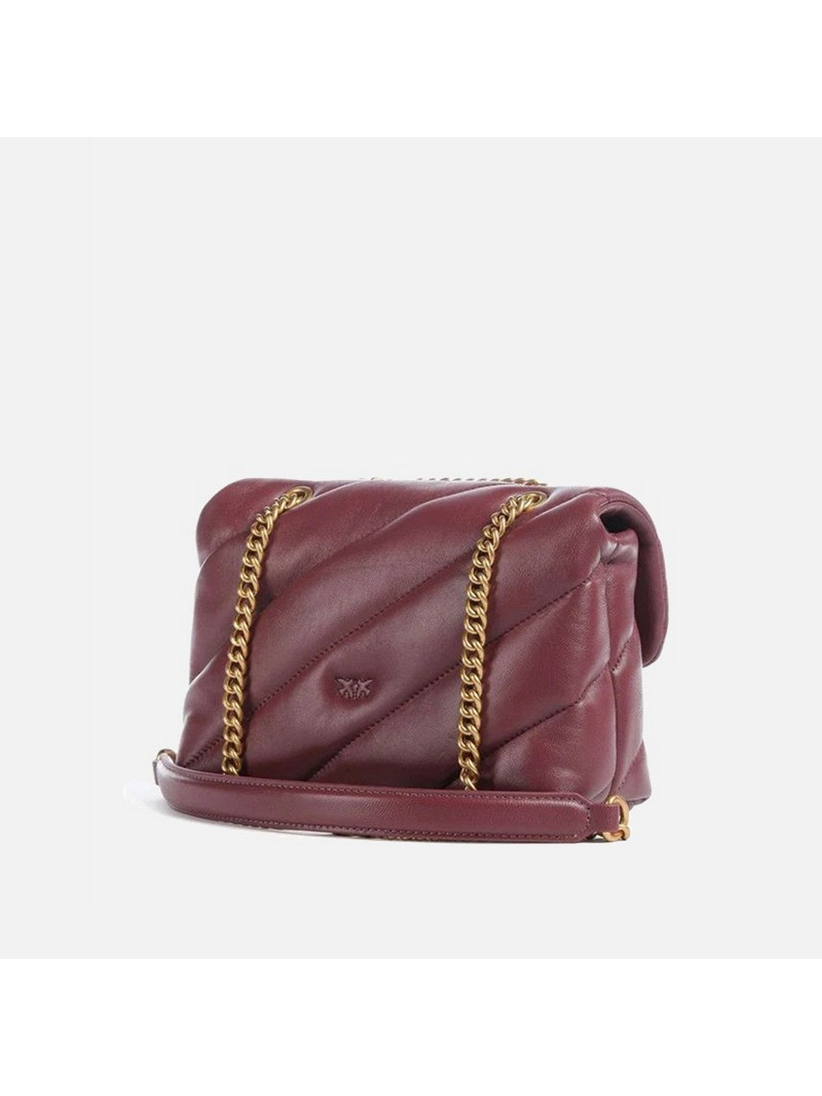 PINKO Borsa Donna LOVE PUFF MINI SMALL B. SHEEP  RIBES INTENSO-ANTIQUE GOLD - 107617-A0F2 WW5Q