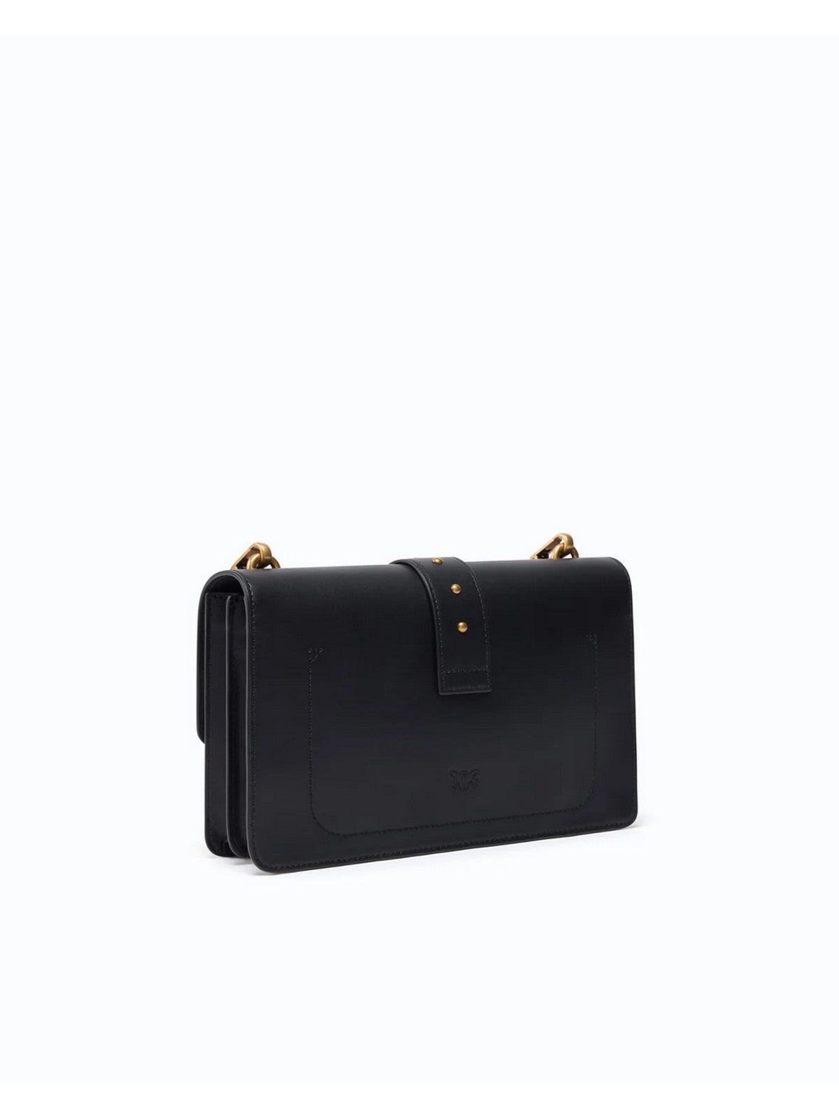 PINKO Borsa Donna LOVE ONE CLASSIC ST. SMALL B.  NERO-ANTIQUE GOLD - 107621-A0F1 Z99Q