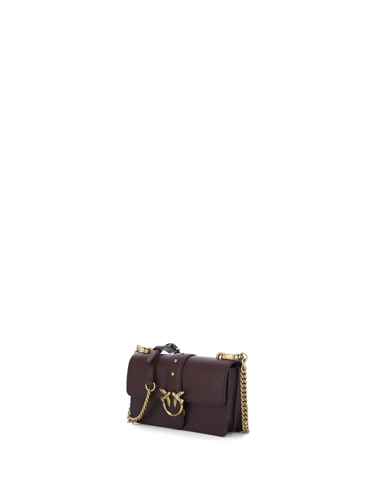 PINKO Borsa Donna LOVE ONE MINI ST. SMALL B. VIT BORGOGNA-ANTIQUE GOLD - 107622-A0F1 W34Q