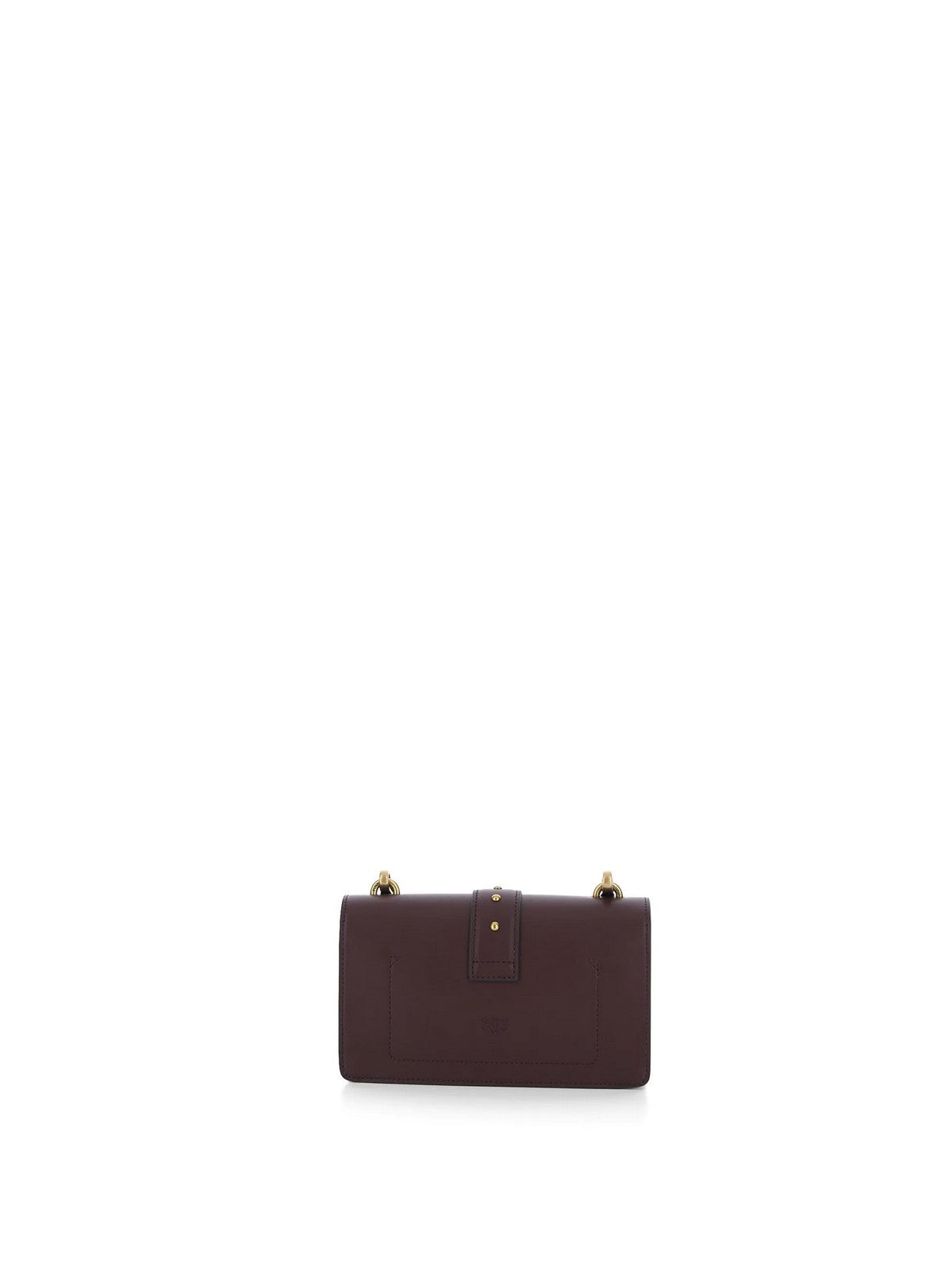 PINKO Borsa Donna LOVE ONE MINI ST. SMALL B. VIT BORGOGNA-ANTIQUE GOLD - 107622-A0F1 W34Q
