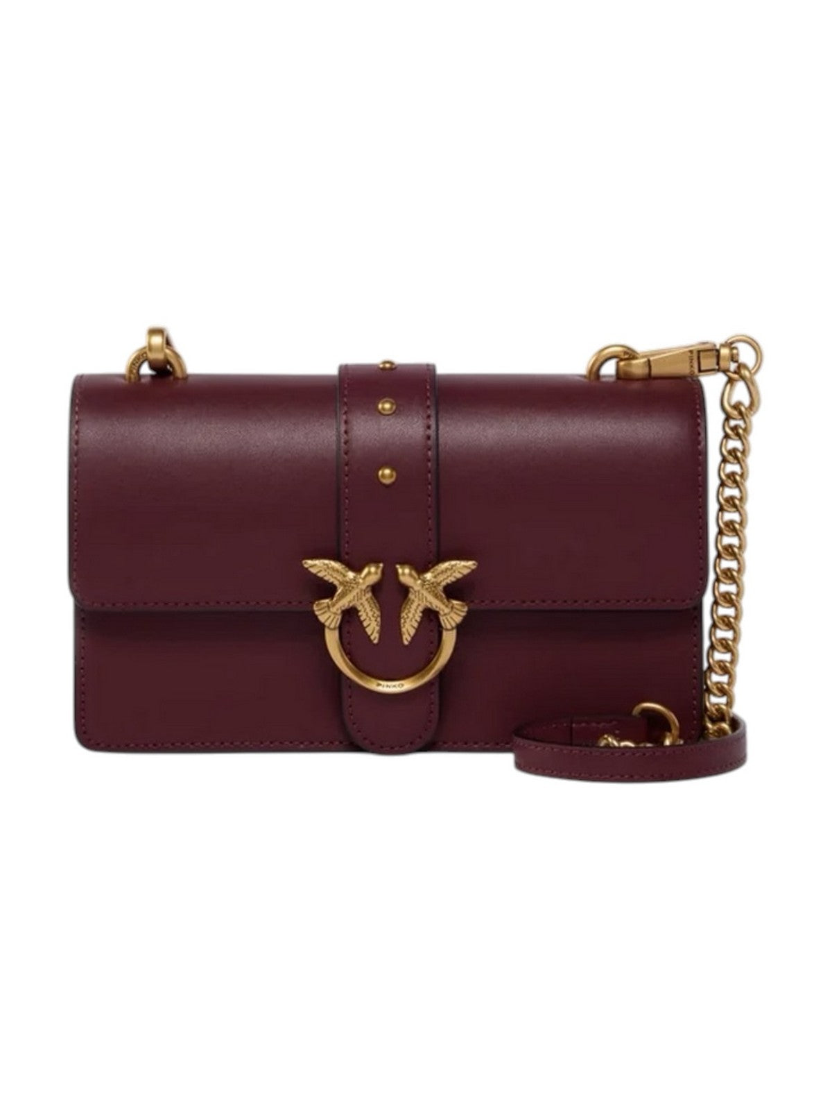 PINKO Borsa Donna LOVE ONE MINI ST. SMALL B. VIT RIBES INTENSO-ANTIQUE GOLD - 107622-A0F1 WW5Q