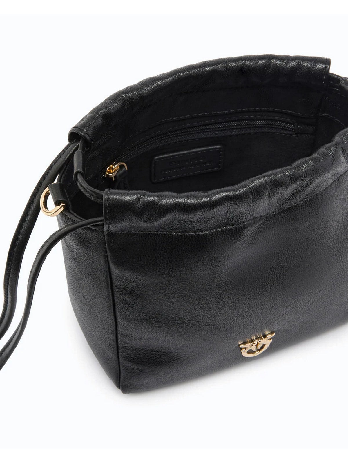 PINKO Borsa Donna POUCH NAPPA/MACULA IMITATIONFU NERO/MACULA-GOLD - 107635-A3M8 ZM5Y
