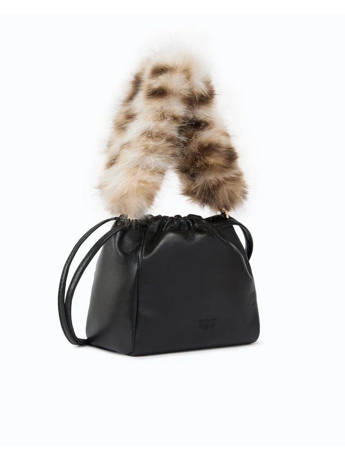 PINKO Borsa Donna POUCH NAPPA/MACULA IMITATIONFU NERO/MACULA-GOLD - 107635-A3M8 ZM5Y