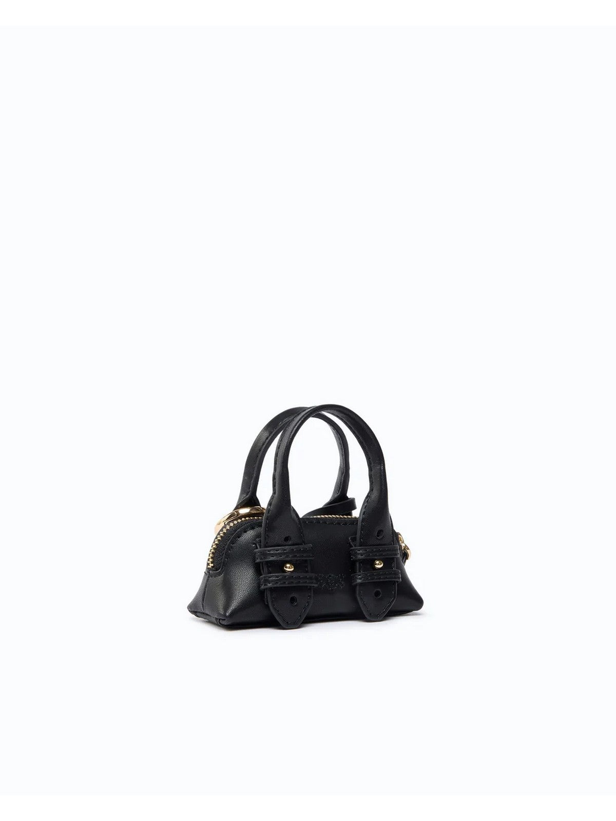 PINKO Portachiave Donna NANO BOWLING VITELLO SETA NERO LIMOUSINE-ORO - 107662-A0F1 Z99Y