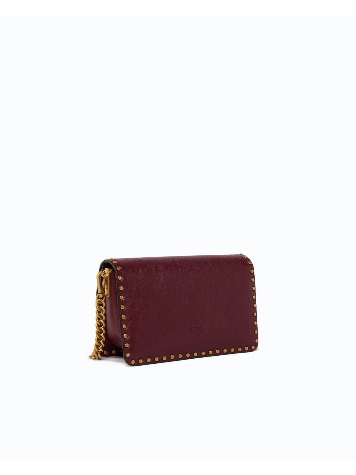PINKO Borsa Donna LOVE ONE SLOUCHY MN. STUDS SMA RIBES INTENSO-ANTIQUE GOLD - 107665-A2JG WW5Q