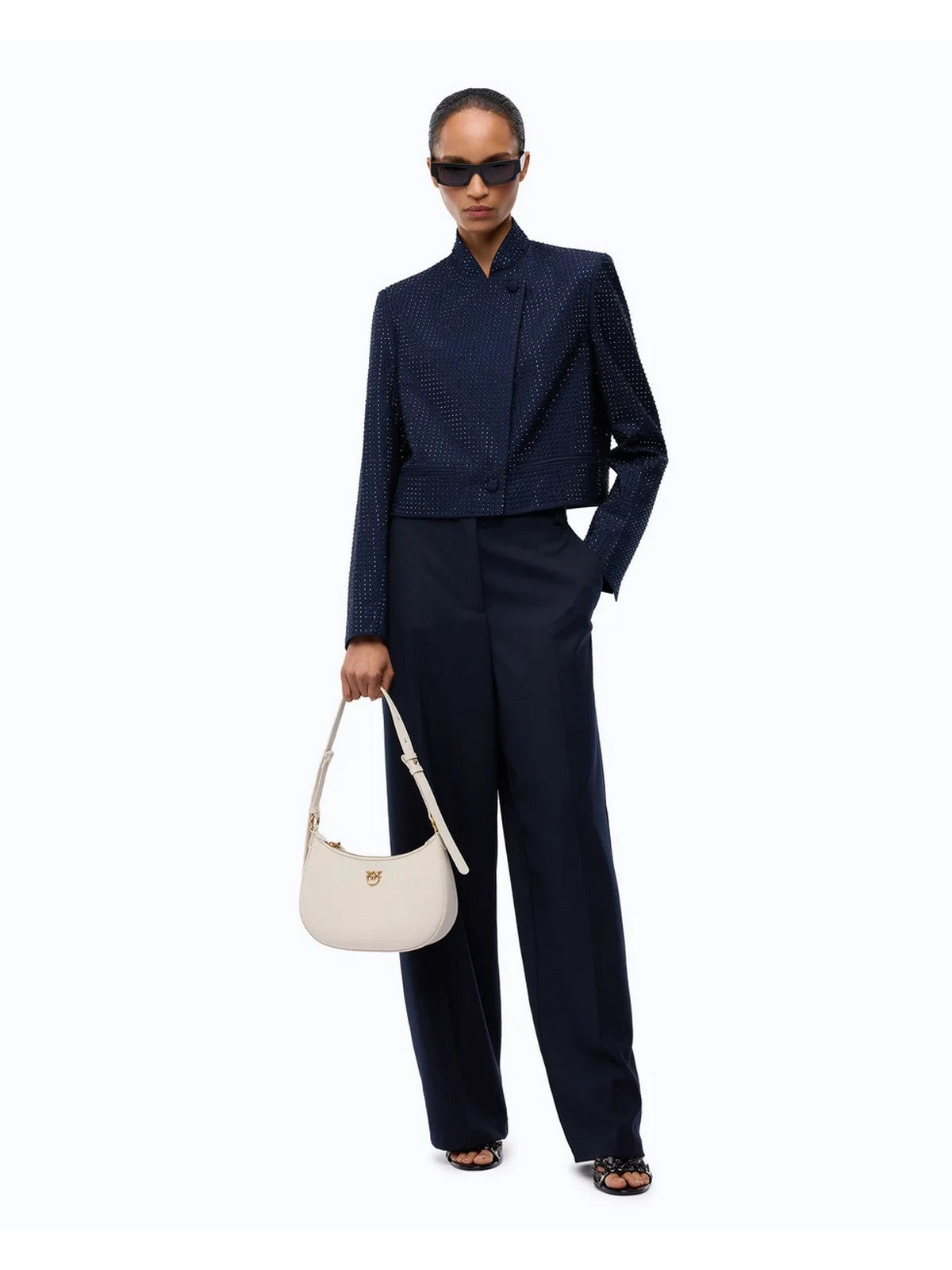 PINKO Pantalone Donna BALBINO PANTALONE DIAGONALE MI BLU MARINO CUPO - 107712-A3MS G03