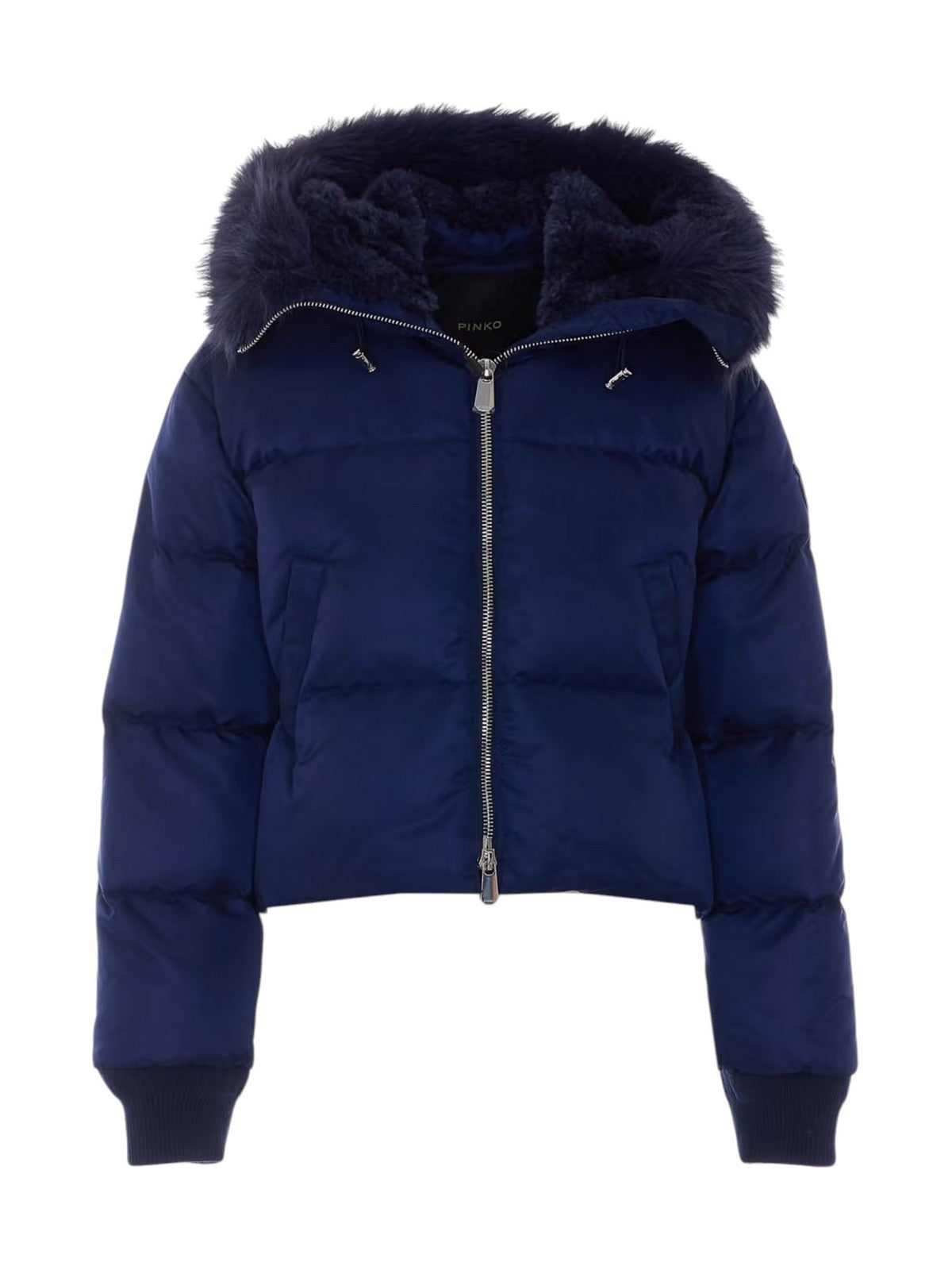 PINKO Piumino Donna PIASTRAIA IMBOTTITO RASO TECNI BLU-GIACCA MARINARA - 107725-A2OI F92