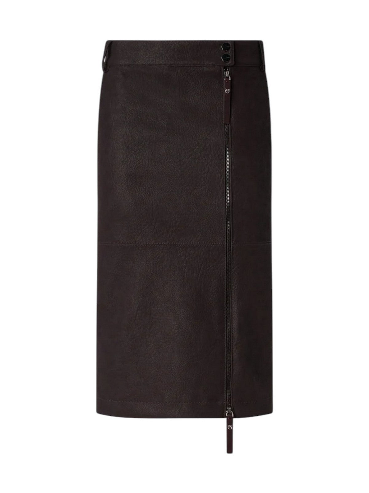 PINKO Gonna Donna MONTIANO GONNA EFFETTO NABUK MARRONE OLTRE BUIO - 107806-A3MD M04