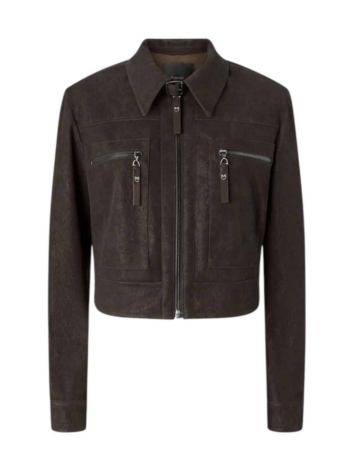 PINKO Giacca Donna ARZIGNANO GIUBBINO EFFETTO NAB MARRONE OLTRE BUIO - 107807-A3MD M04