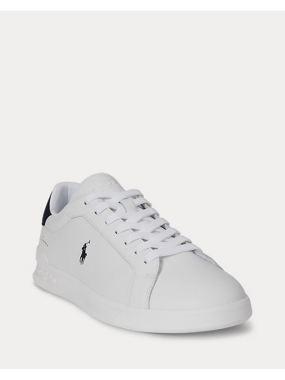 POLO RALPH LAUREN Sneaker Uomo HRT CT II-SNEAKERS-ATHLETIC SHOE WHITE/NEWPORT NAVY PP - 809829824 003 gioboutiqueweb