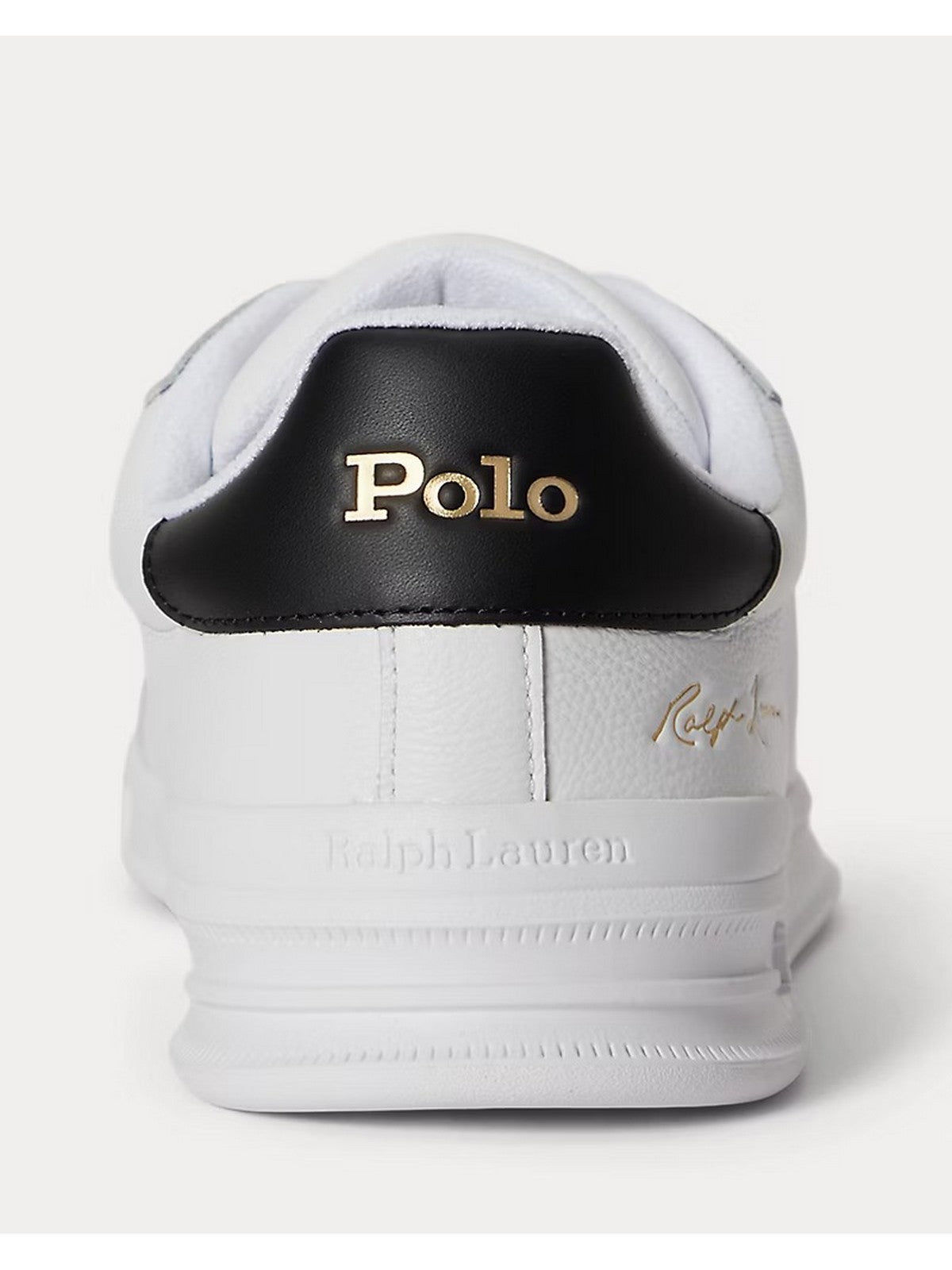 POLO RALPH LAUREN Sneaker Uomo HRT CT II-SNEAKERS-ATHLETIC SHOE WHITE/BLACK PP - 809829824 005 gioboutiqueweb