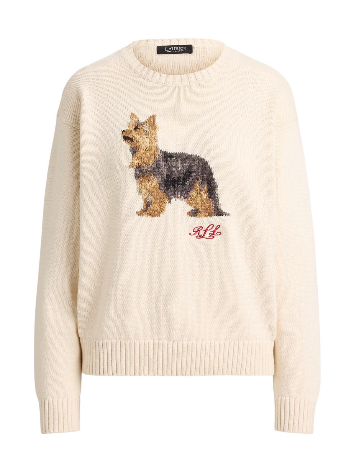 LAUREN RALPH LAUREN Maglione Donna SWEATER-PULLOVER MASCARPONE CREAM MULTI - 200B27841 001