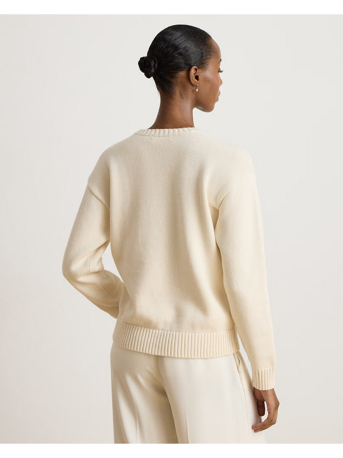 LAUREN RALPH LAUREN Maglione Donna SWEATER-PULLOVER MASCARPONE CREAM MULTI - 200B27841 001