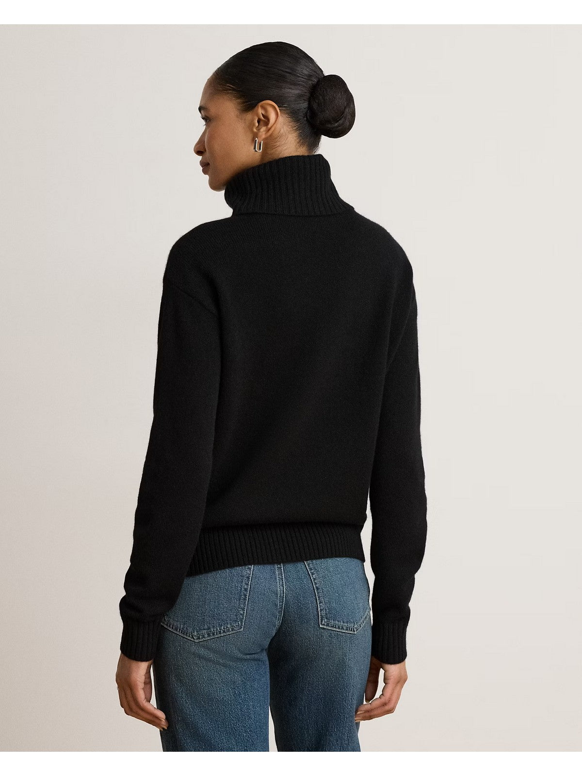 LAUREN RALPH LAUREN Maglione Donna JAMARNI-LONG SLEEVE-PULLOVER BLACK - 200P03372 005
